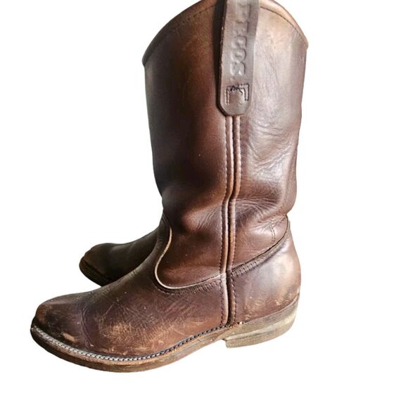 Vintage Red Wing 1155 Pecos Mens Brown Leather NailSet Boots Size 8.5 EE - Picture 3 of 11